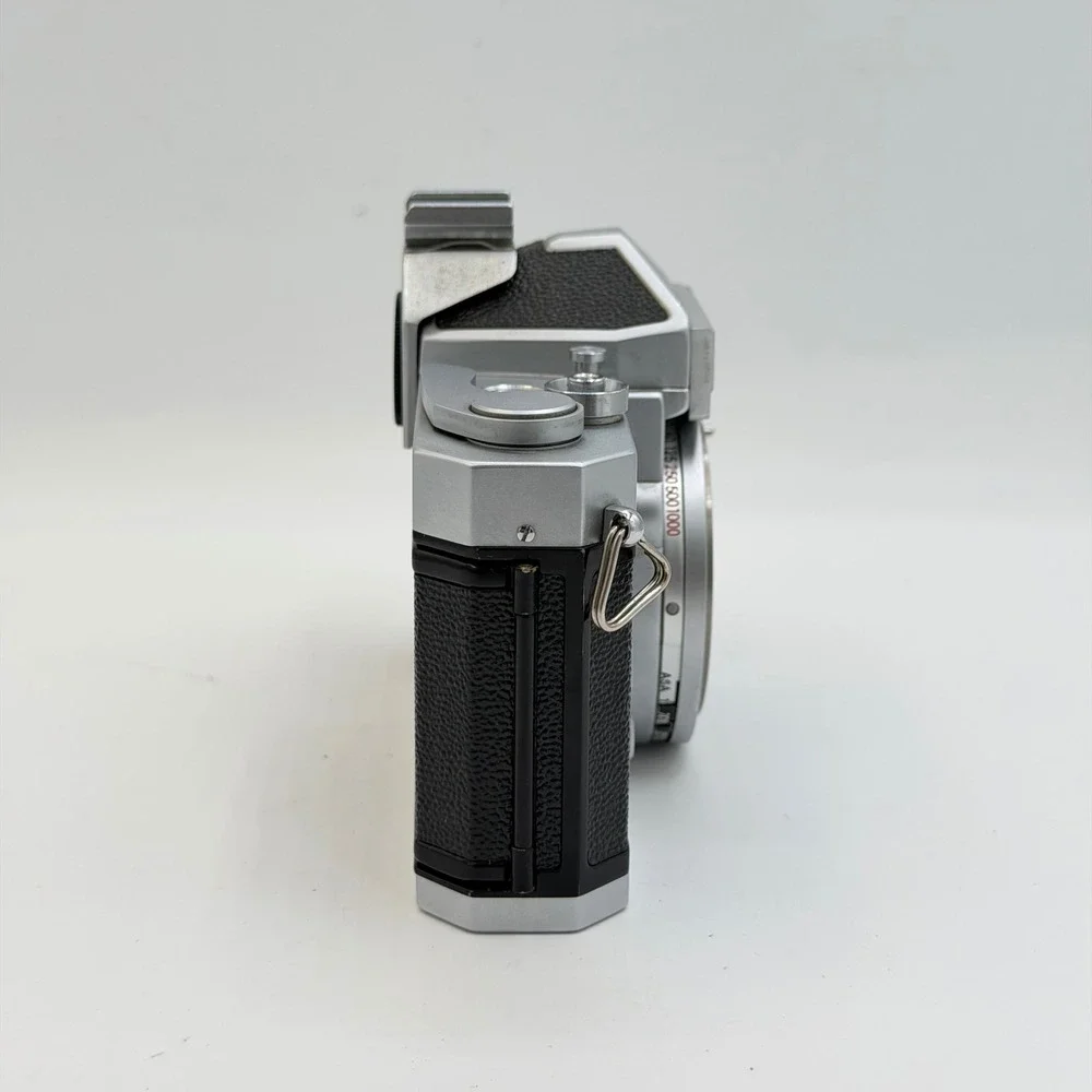 Nikkormat FTN 35mm SLR Film Camera Body Silver Nikon Tested New Light Seals GC